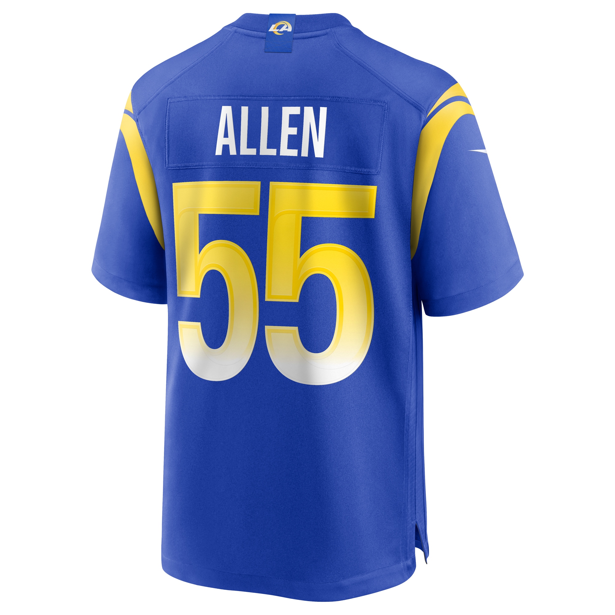 Men's Los Angeles Rams Brian Allen Royal Game Jersey JS3769 nicesnker - Image 3