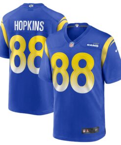 Men's Los Angeles Rams Brycen Hopkins Royal Game Jersey JS2394 nicesnker