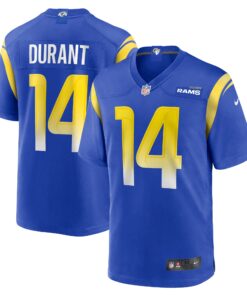 Men's Los Angeles Rams Cobie Durant Royal Game Player Jersey JS4696 nicesnker