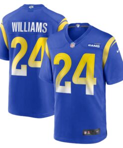 Men's Los Angeles Rams Darious Williams Royal Team Game Jersey JS7638 nicesnker