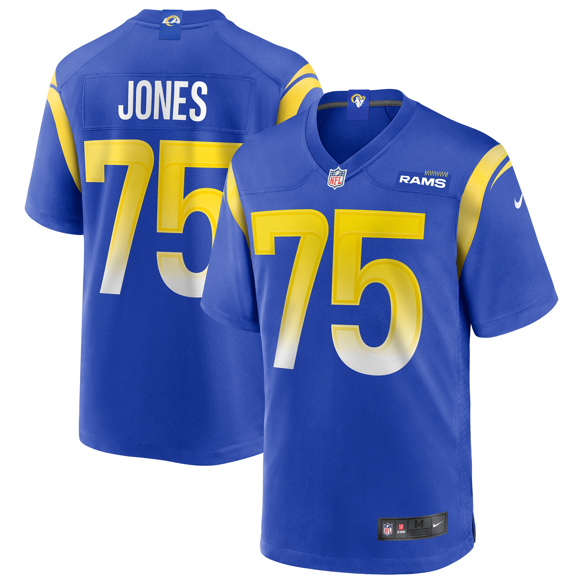 Men's Los Angeles Rams Deacon Jones Royal Game Retired Player Jersey JS9489 nicesnker