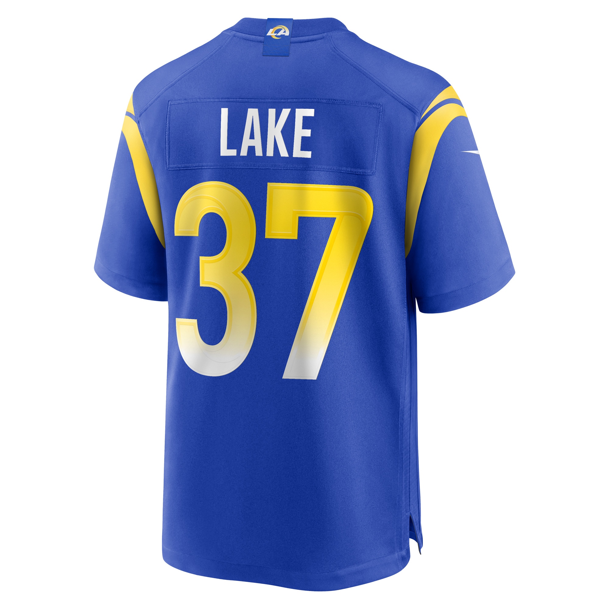 Men's Los Angeles Rams Quentin Lake Royal Game Player Jersey JS6162 nicesnker - Image 3