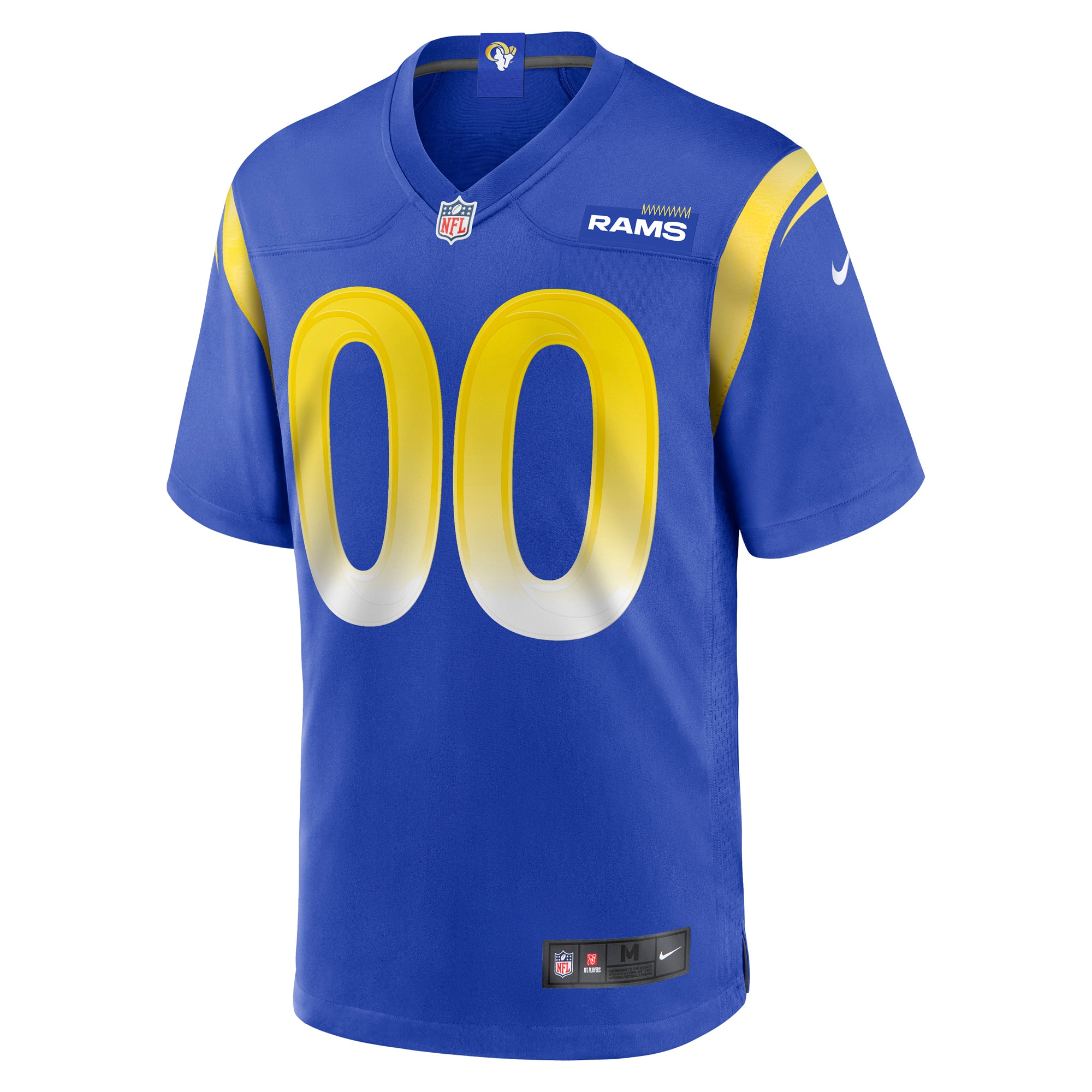 Men's Los Angeles Rams Royal Custom Game Jersey JS8585 nicesnker - Image 2