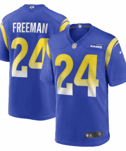 Men's Los Angeles Rams Royce Freeman Royal Game Jersey JS7502 nicesnker