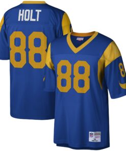 Men's Los Angeles Rams Torry Holt Mitchell & Ness Royal Legacy Jersey JS3362 nicesnker