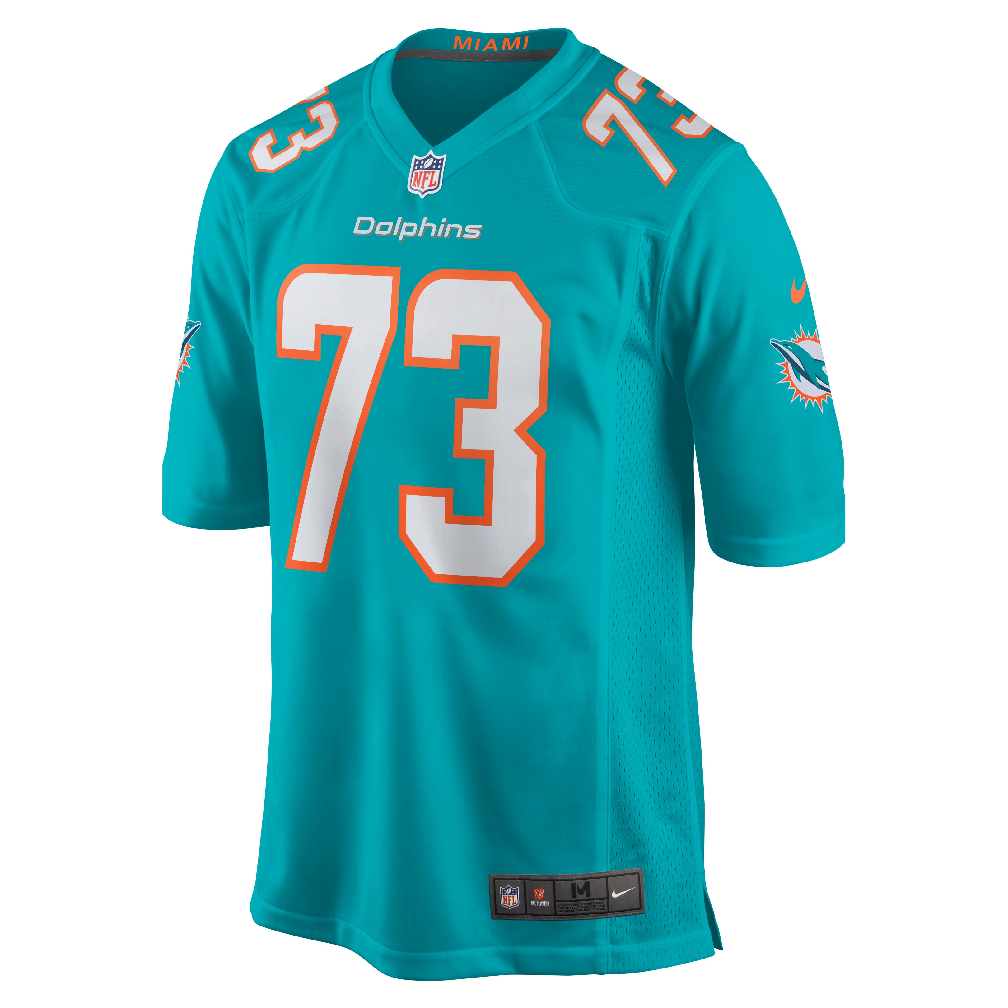 Men's Miami Dolphins Austin Jackson Aqua Player Game Jersey JS5734 nicesnker - Image 2