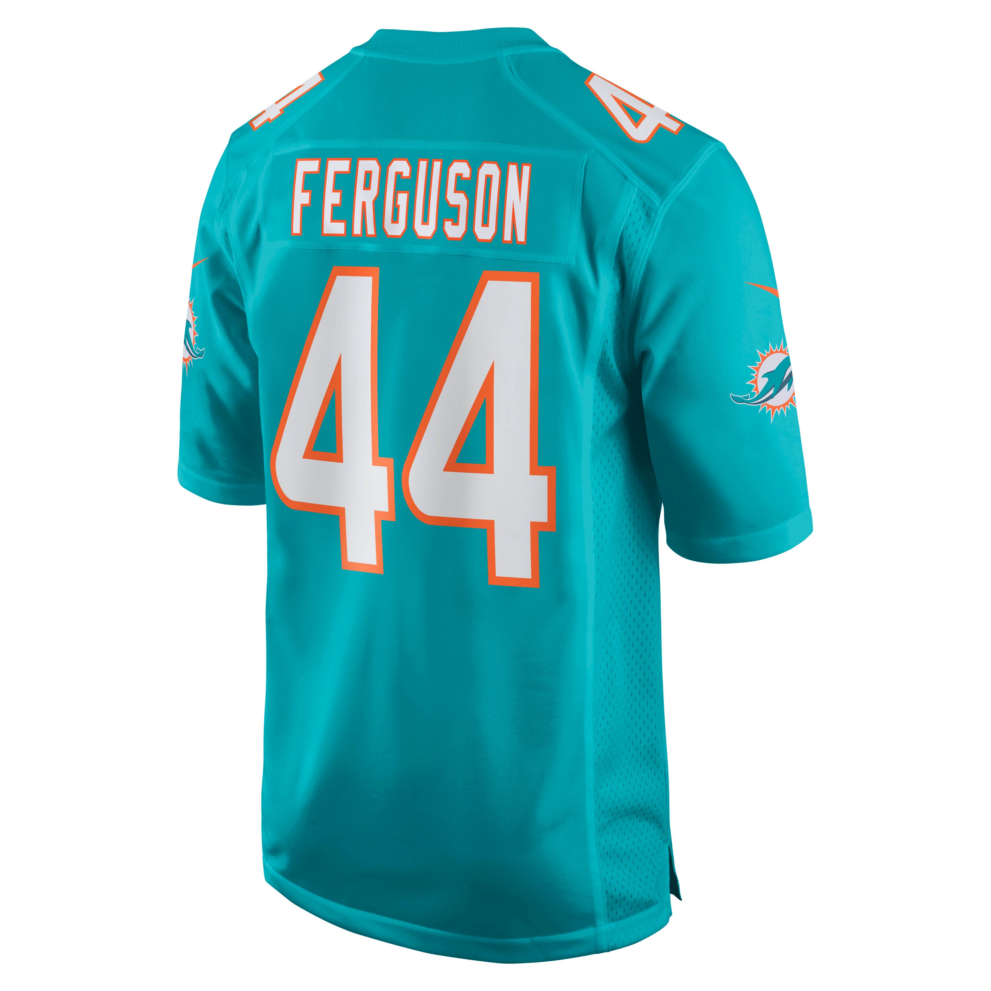 Men's Miami Dolphins Blake Ferguson Aqua Game Player Jersey JS4065 nicesnker - Image 3