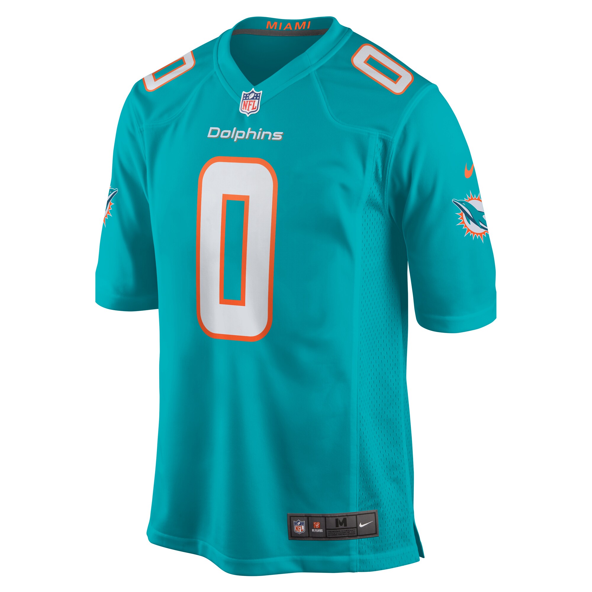 Men's Miami Dolphins Braxton Berrios Aqua Game Jersey JS2283 nicesnker - Image 2