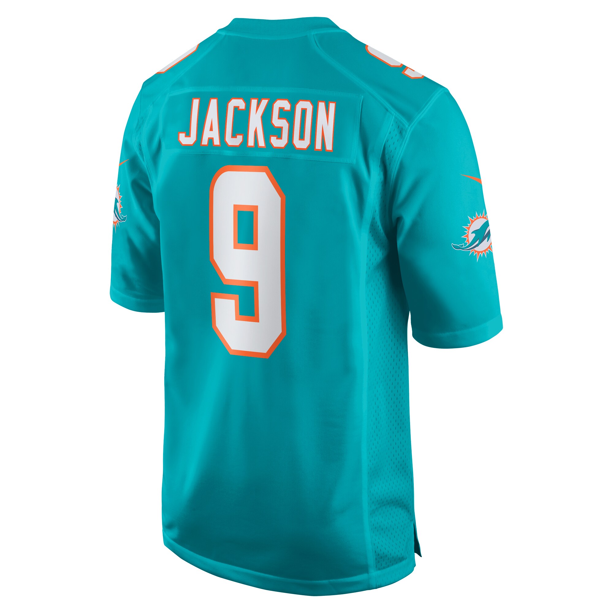 Men's Miami Dolphins Calvin Jackson Aqua Home Game Player Jersey JS7707 nicesnker - Image 3