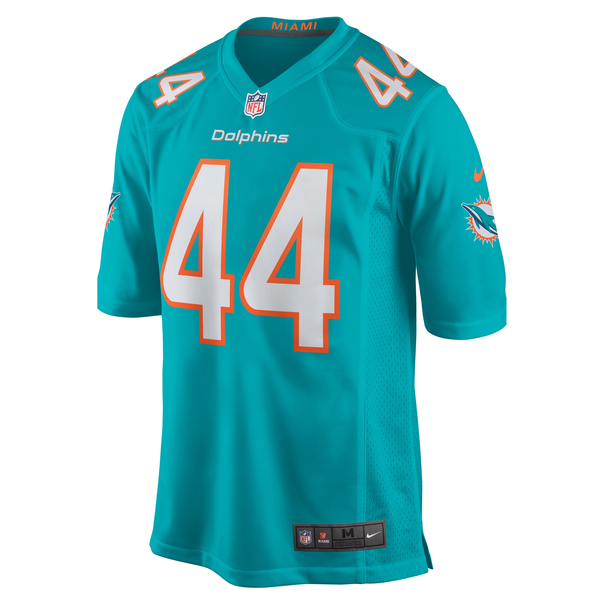 Men's Miami Dolphins Chop Robinson Aqua Game Jersey JS6797 nicesnker - Image 2
