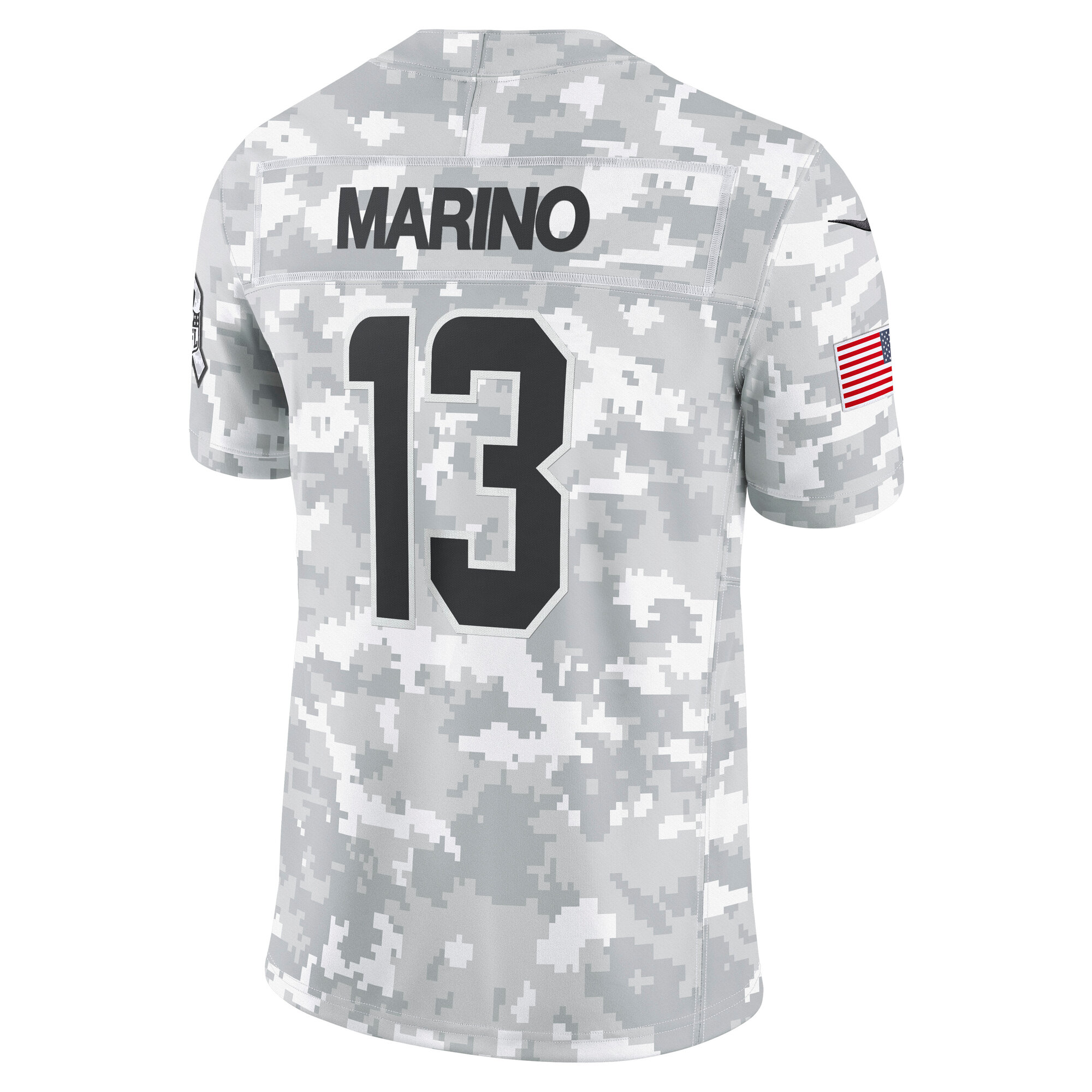 Men's Miami Dolphins Dan Marino Arctic Camo 2024 Salute to Service Retired Player Limited Jersey JS7065 nicesnker - Image 3