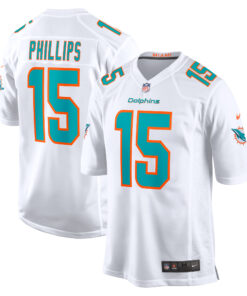 Men's Miami Dolphins Jaelan Phillips White Game Jersey JS1745 nicesnker