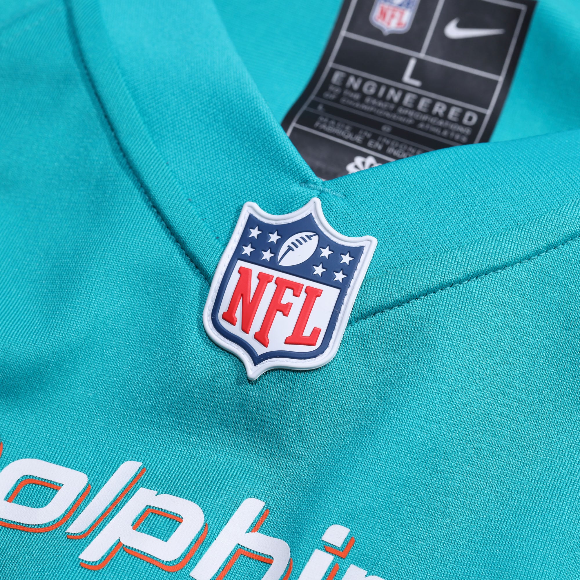 Men's Miami Dolphins Joshua Kalu Aqua Team Game Jersey JS1354 nicesnker - Image 4