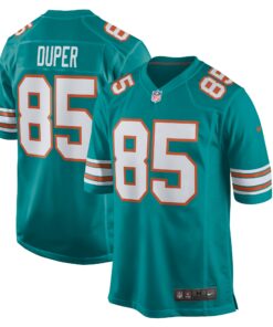 Men's Miami Dolphins Mark Duper Aqua Retired Player Jersey JS8696 nicesnker