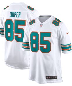 Men's Miami Dolphins Mark Duper White Retired Player Jersey JS1632 nicesnker