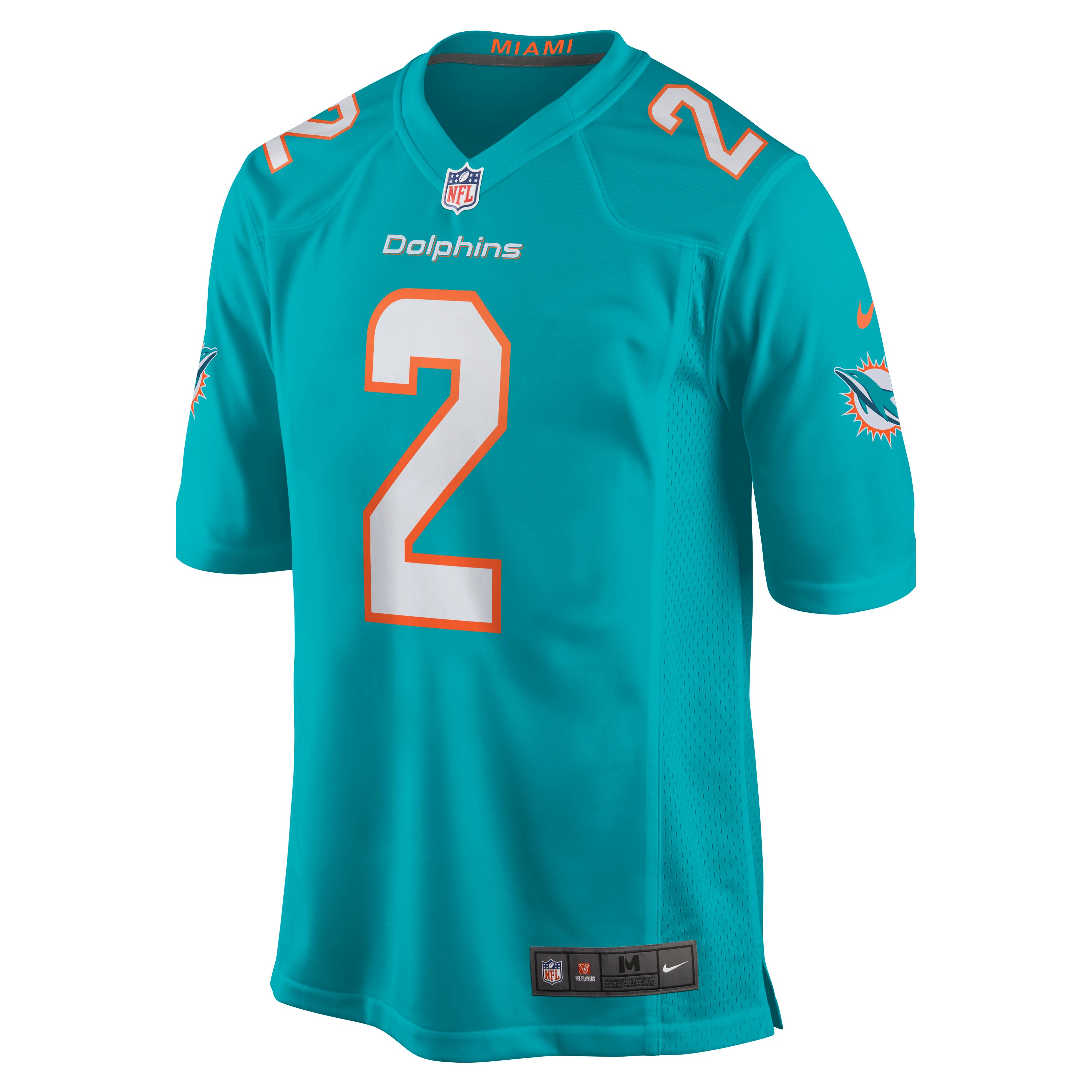 Men's Miami Dolphins Matt Haack Aqua Game Jersey JS5885 nicesnker - Image 2