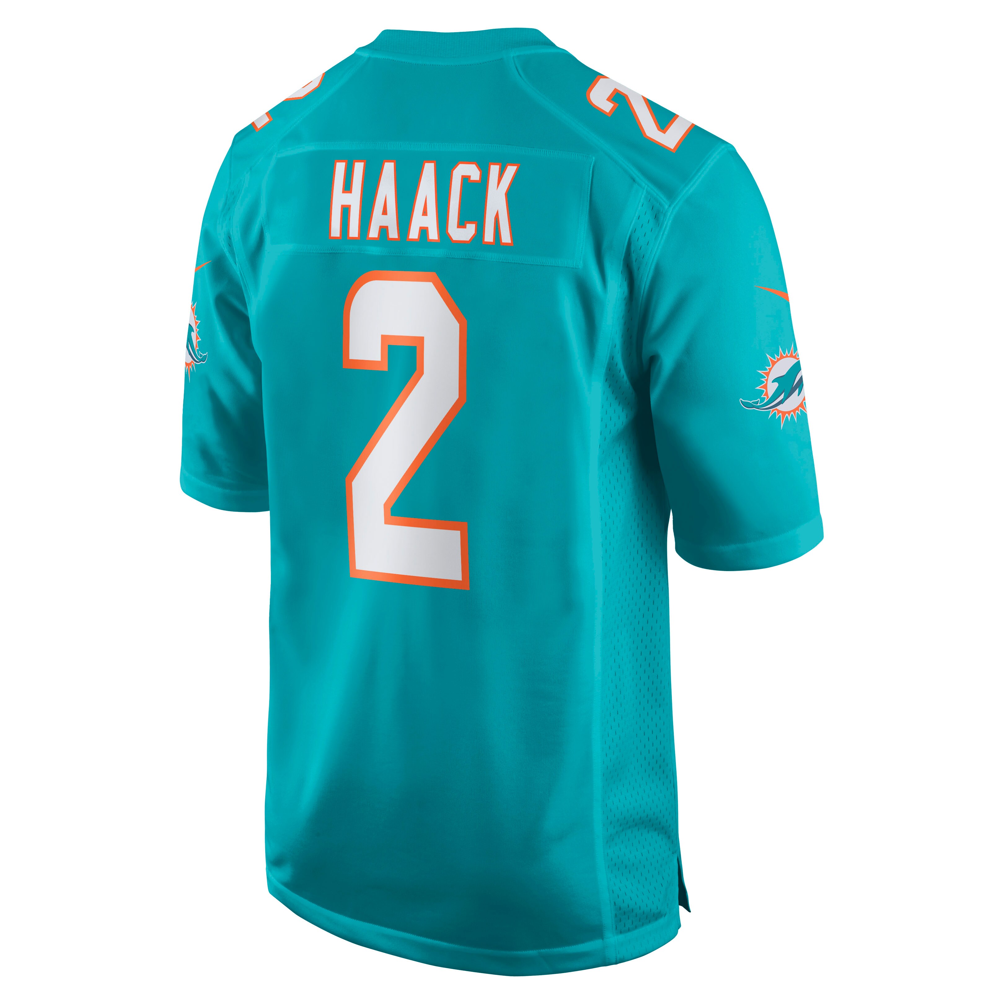 Men's Miami Dolphins Matt Haack Aqua Game Jersey JS5885 nicesnker - Image 3
