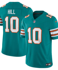 Men's Miami Dolphins Tyreek Hill Aqua Vapor F.U.S.E. Limited Jersey JS8707 nicesnker