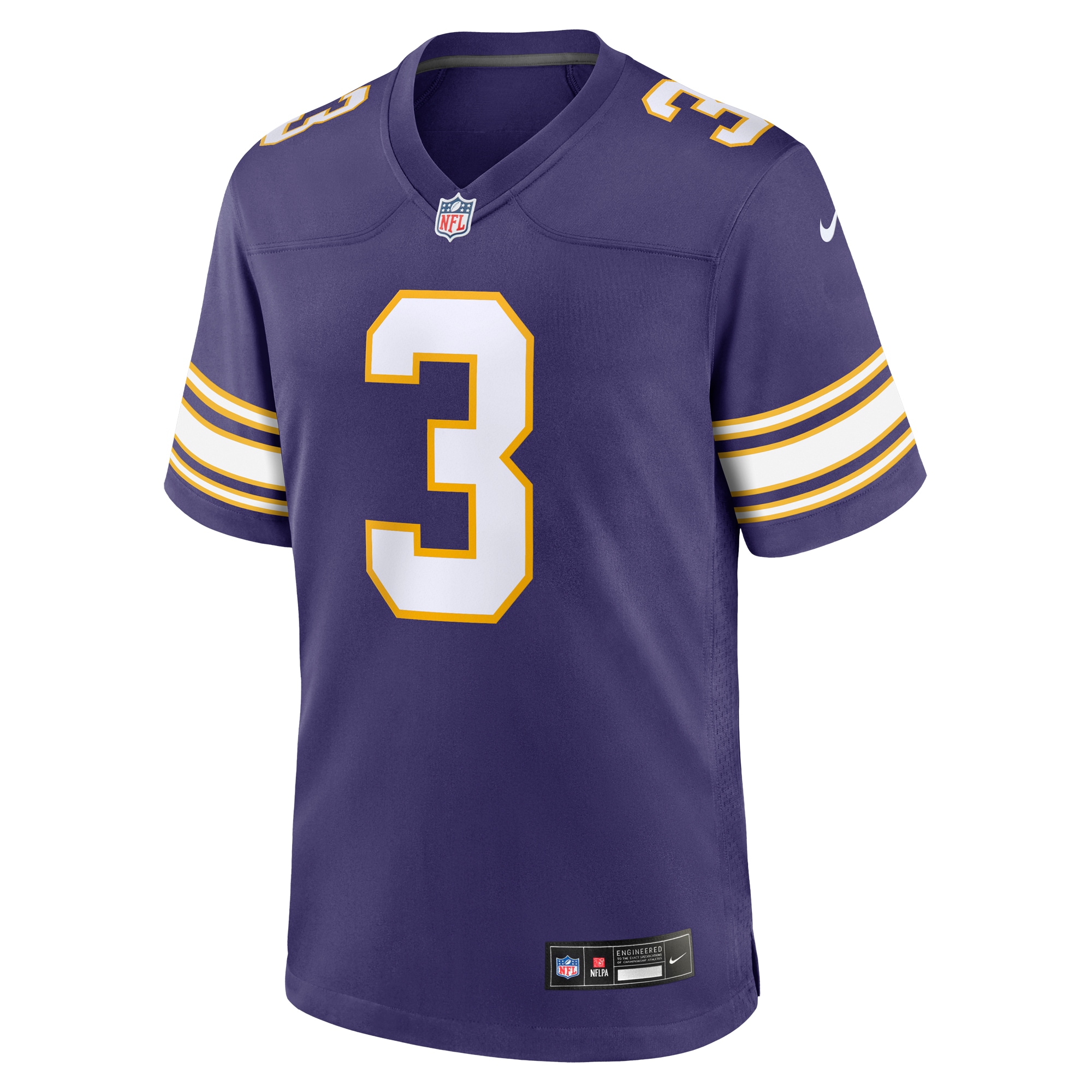 Men's Minnesota Vikings Addison Purple Classic Player Game Jersey JS7293 nicesnker - Image 2