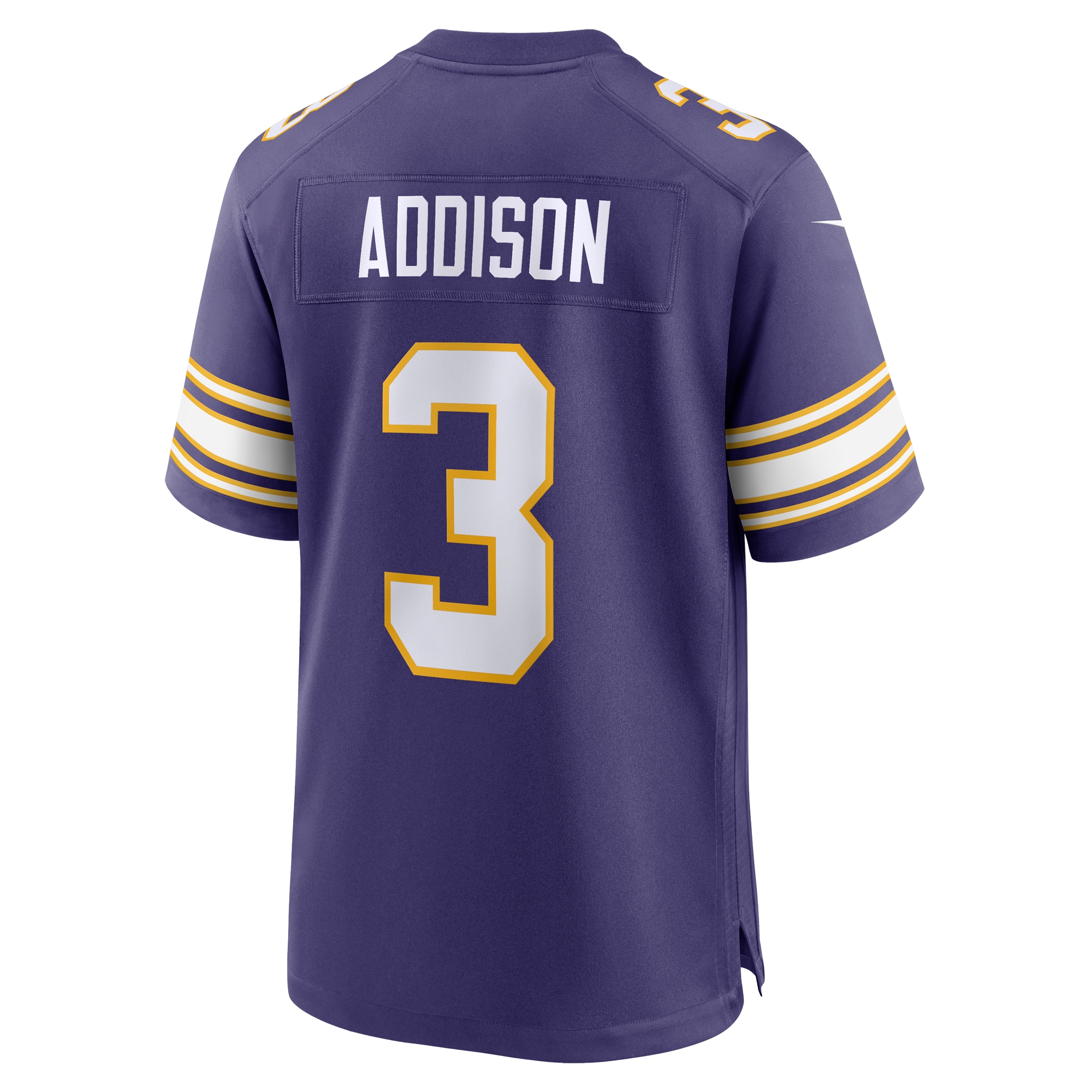 Men's Minnesota Vikings Addison Purple Classic Player Game Jersey JS7293 nicesnker - Image 3