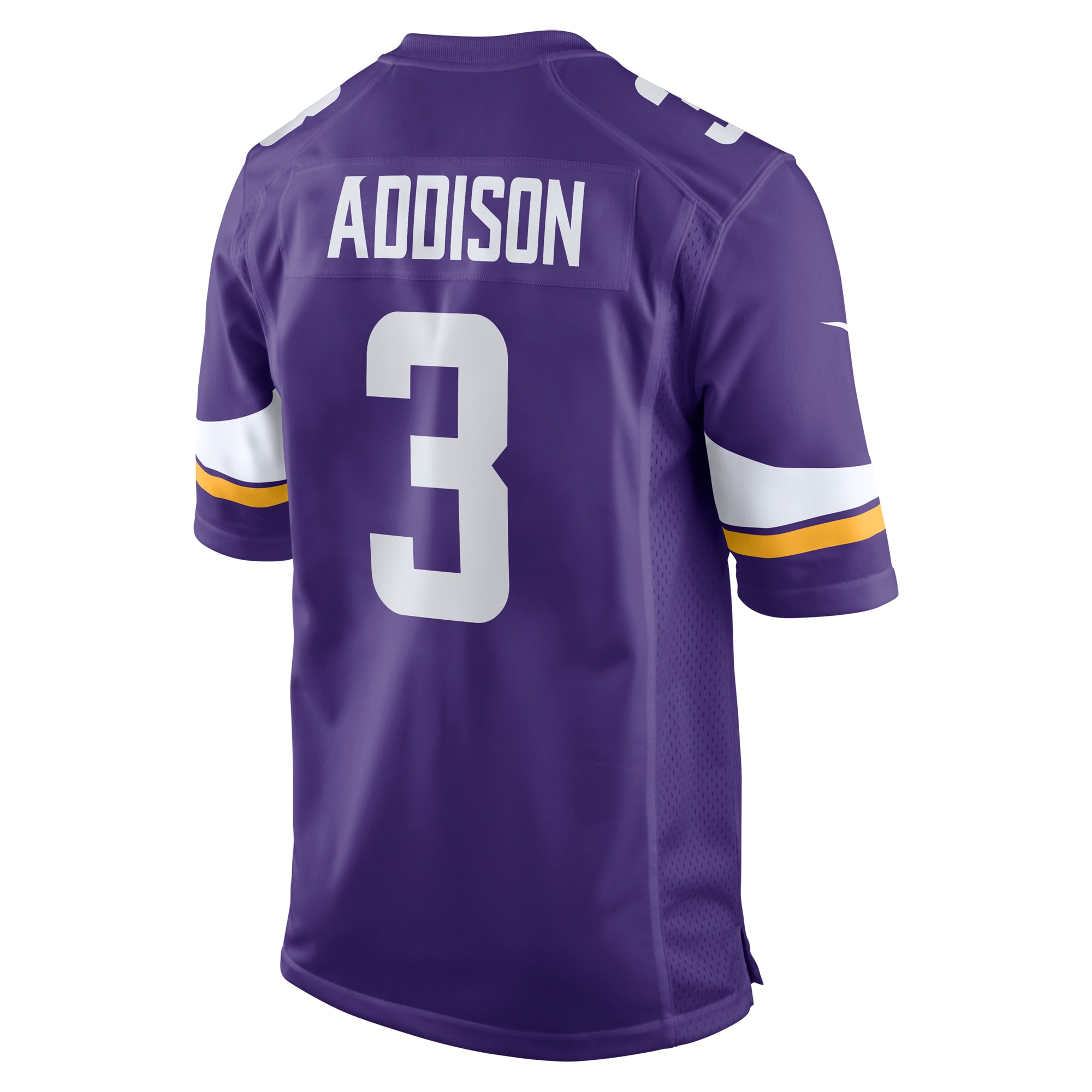 Men's Minnesota Vikings Addison Purple Game Jersey JS9155 nicesnker - Image 3