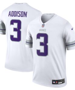 Men's Minnesota Vikings Addison White Alternate Legend Player Performance Top JS6846 nicesnker