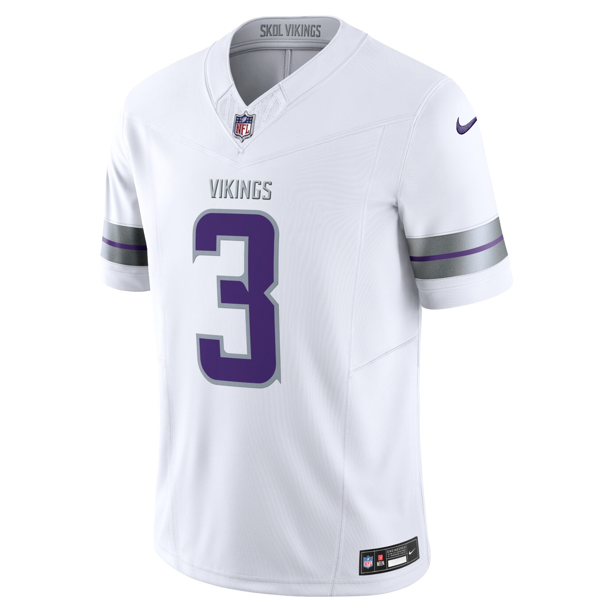Men's Minnesota Vikings Addison White Alternate Vapor F.U.S.E. Limited Jersey JS9887 nicesnker - Image 2