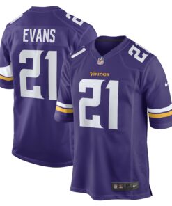 Men's Minnesota Vikings Akayleb Evans Purple Game Player Jersey JS8023 nicesnker