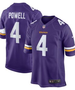Men's Minnesota Vikings Brandon Powell Purple Game Jersey JS4087 nicesnker
