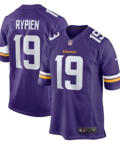 Men's Minnesota Vikings Brett Rypien Purple Game Jersey JS9452 nicesnker