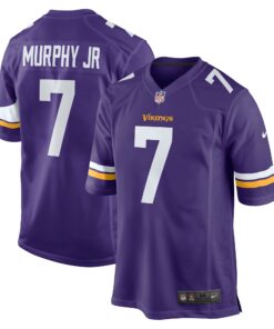 Men's Minnesota Vikings Byron Murphy Jr. Purple Game Jersey JS2781 nicesnker