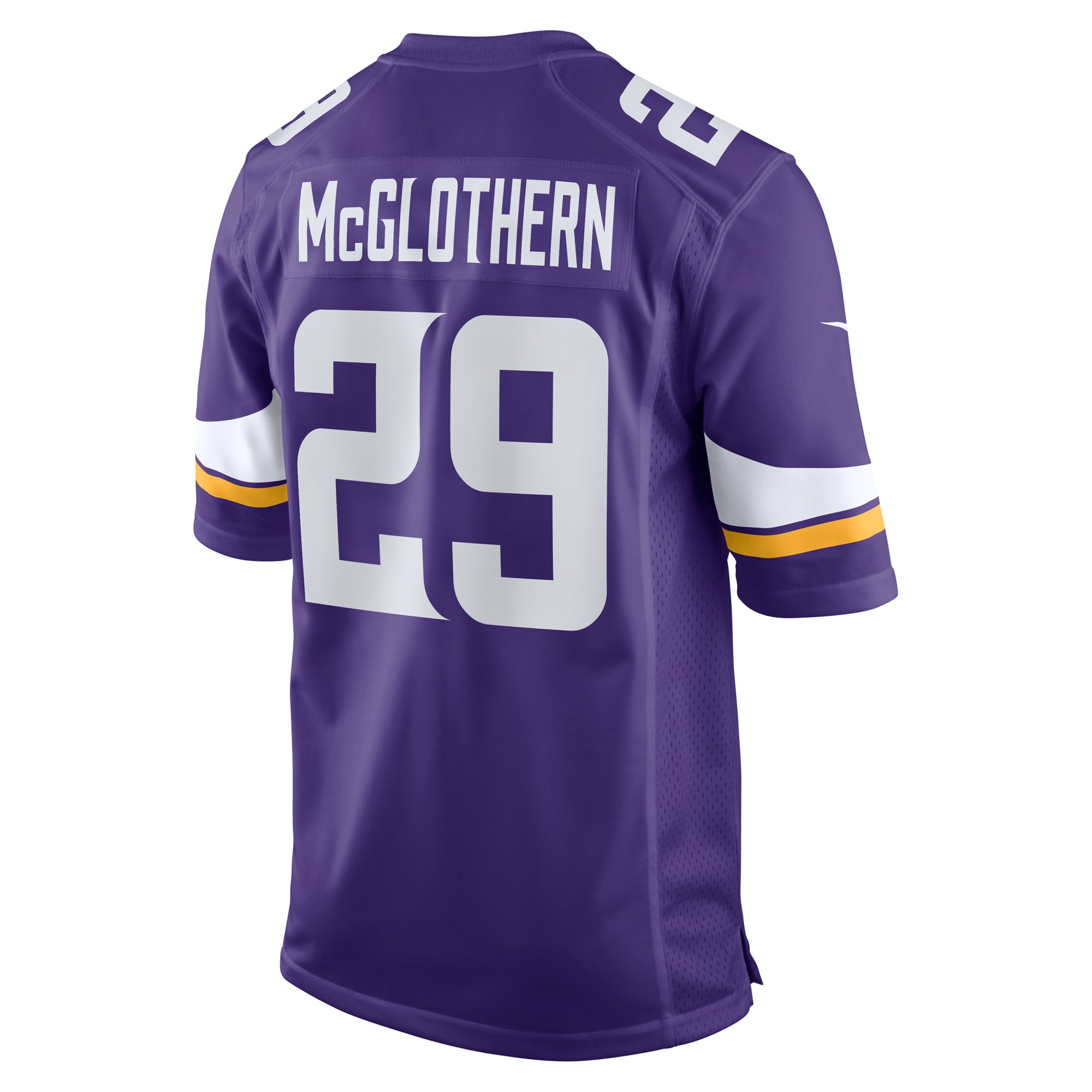 Men's Minnesota Vikings Dwight McGlothern Purple Game Jersey JS7490 nicesnker - Image 3