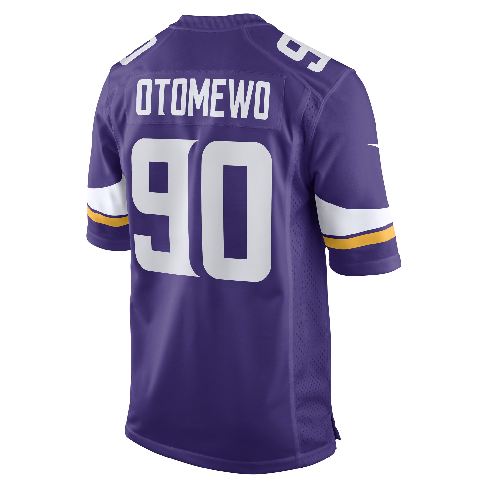 Men's Minnesota Vikings Esezi Otomewo Purple Game Player Jersey JS7306 nicesnker - Image 3
