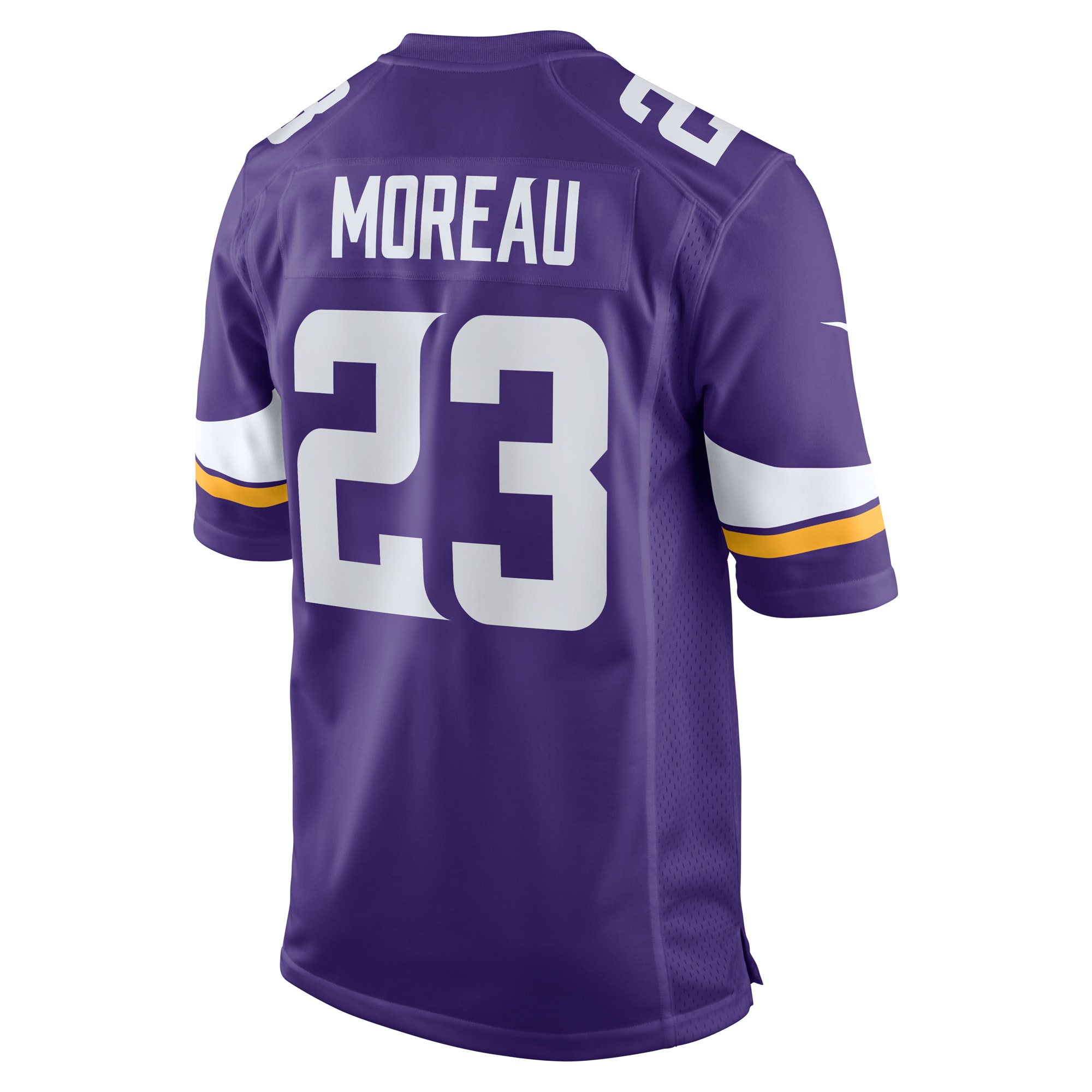Men's Minnesota Vikings Fabian Moreau Purple Game Jersey JS5463 nicesnker - Image 3