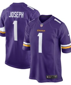 Men's Minnesota Vikings Greg Joseph Purple Game Jersey JS6950 nicesnker
