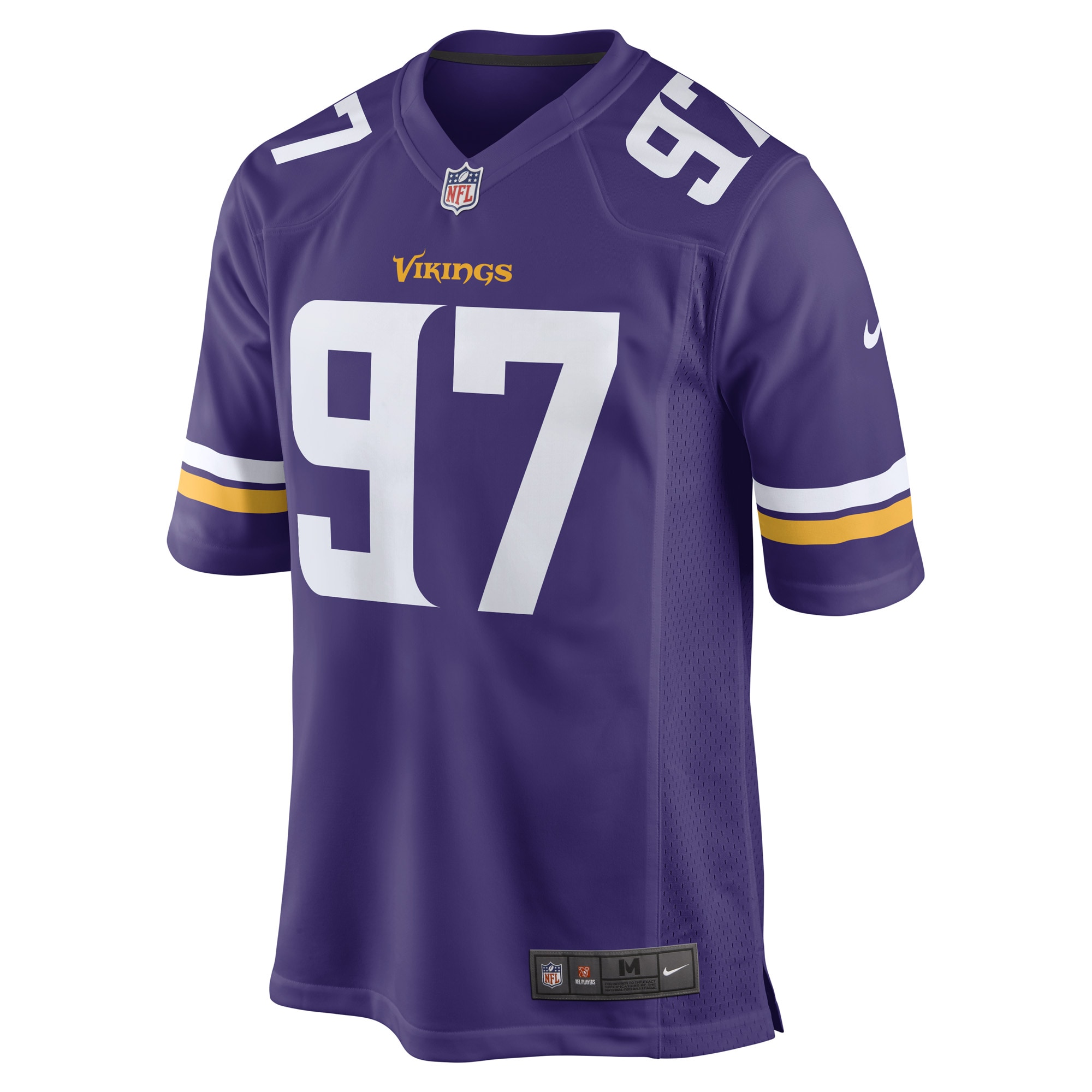 Men's Minnesota Vikings Harrison Phillips Purple Game Player Jersey JS2141 nicesnker - Image 2