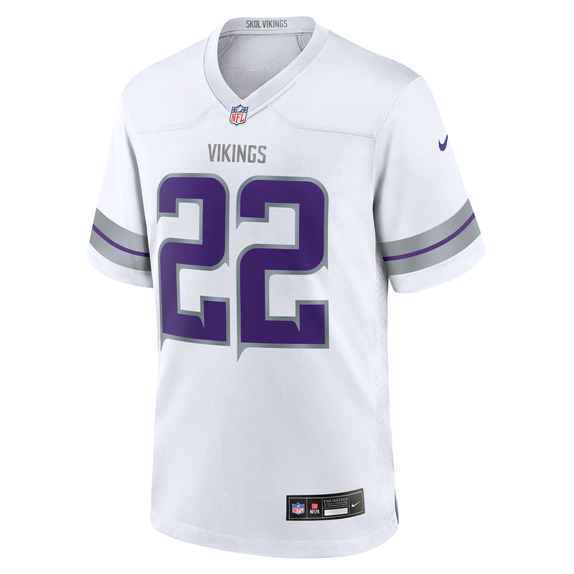 Men's Minnesota Vikings Harrison Smith White Alternate Game Jersey JS2614 nicesnker - Image 2