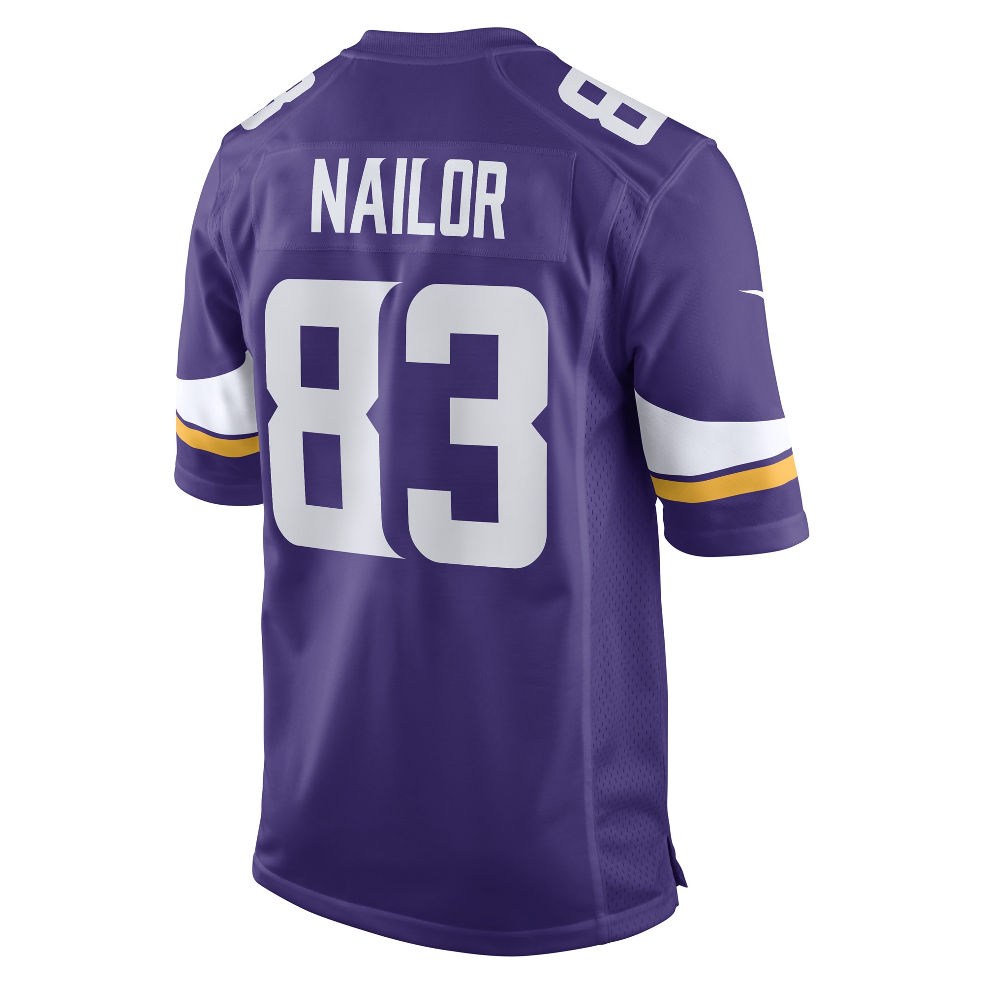 Men's Minnesota Vikings Jalen Nailor Purple Game Player Jersey JS6285 nicesnker - Image 3