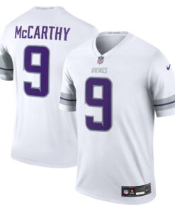 Men's Minnesota Vikings J.J. McCarthy White Alternate Legend Player Performance Top JS5514 nicesnker