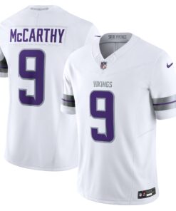 Men's Minnesota Vikings J.J. McCarthy White Vapor F.U.S.E. Limited Jersey JS6851 nicesnker