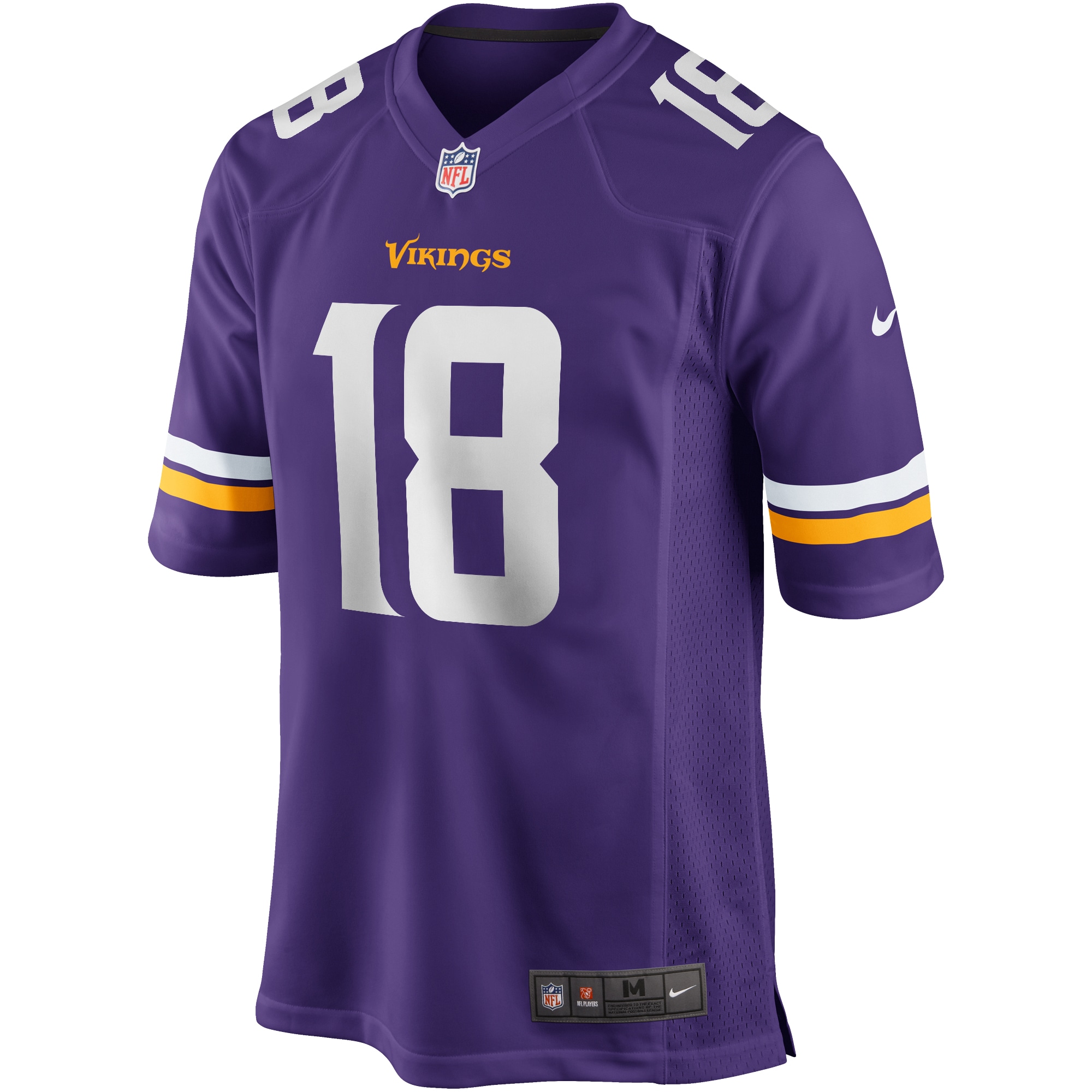 Men's Minnesota Vikings Justin Jefferson Purple Player Game Jersey JS8580 nicesnker - Image 2