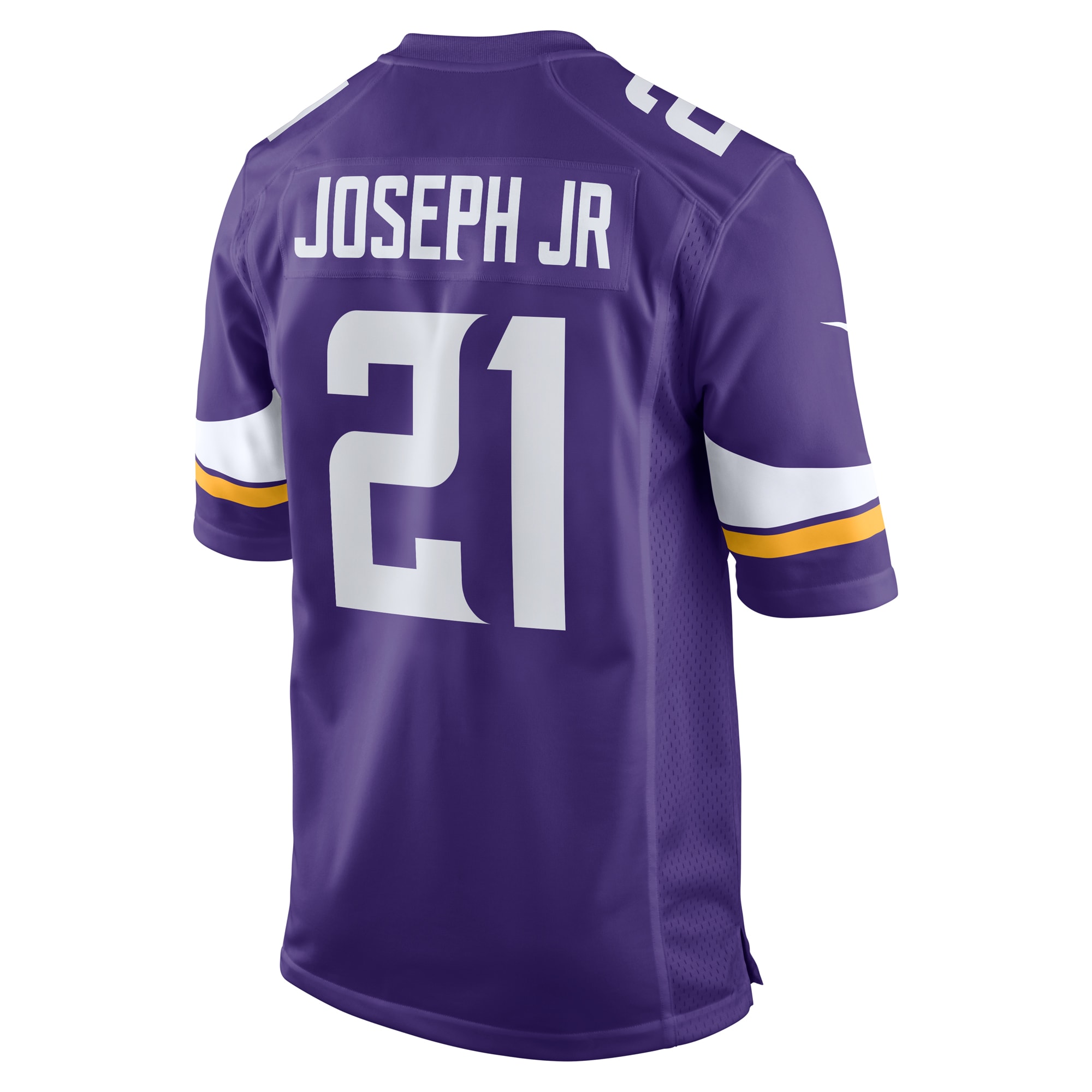 Men's Minnesota Vikings Kelvin Joseph Jr. Purple Team Game Jersey JS2064 nicesnker - Image 3