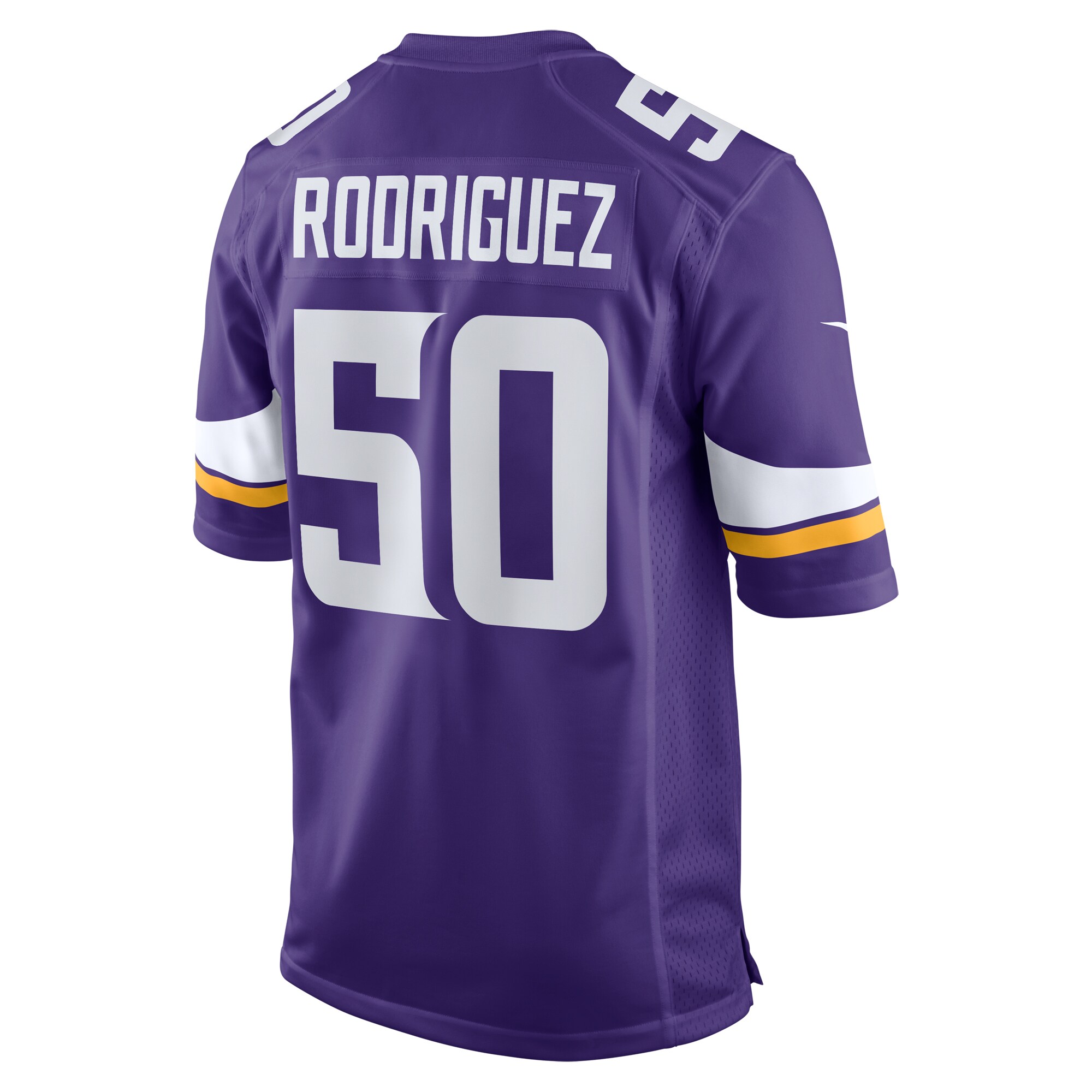 Men's Minnesota Vikings Levi Drake Rodriguez Purple Game Jersey JS8561 nicesnker - Image 3