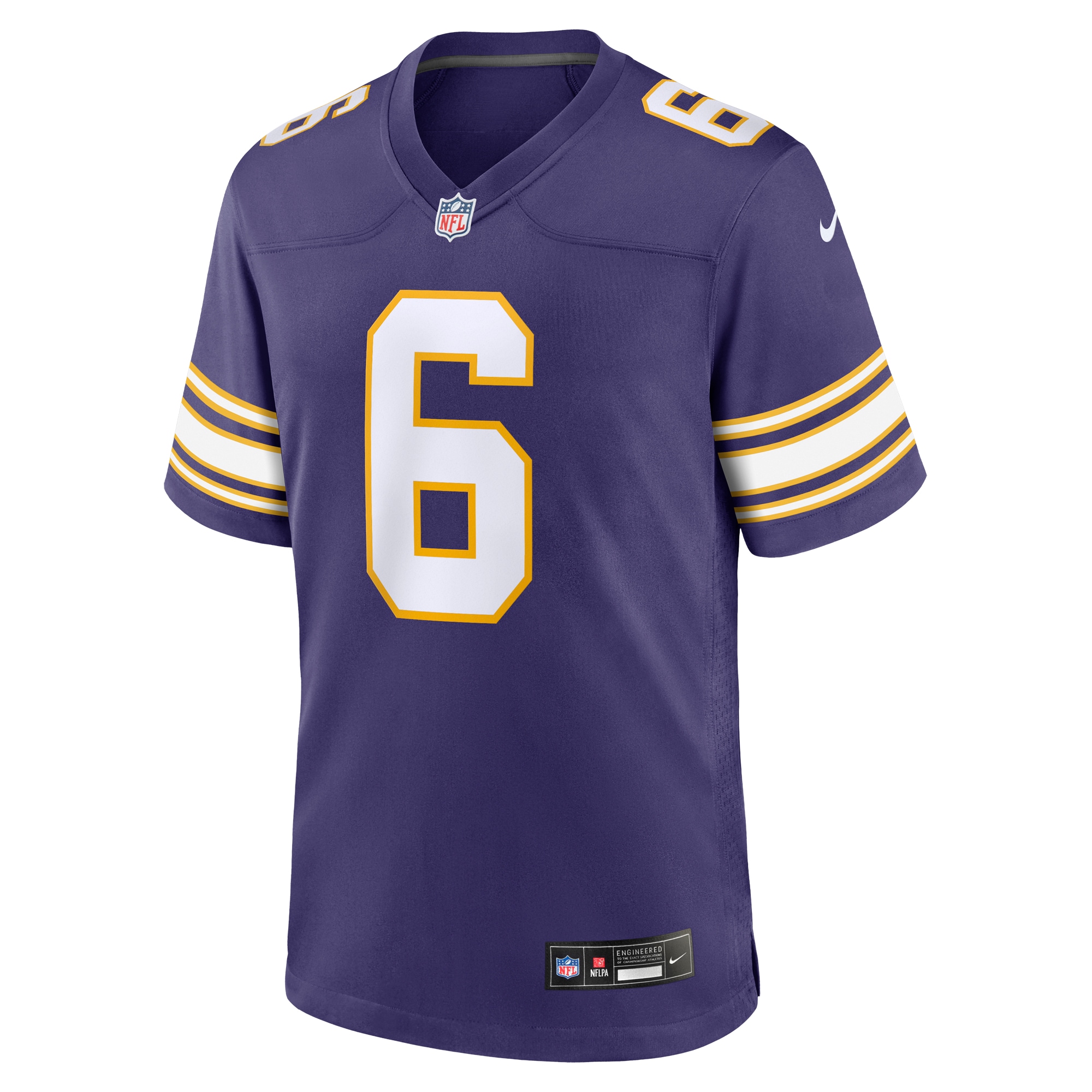 Men's Minnesota Vikings Lewis Cine Purple Classic Player Game Jersey JS9996 nicesnker - Image 2