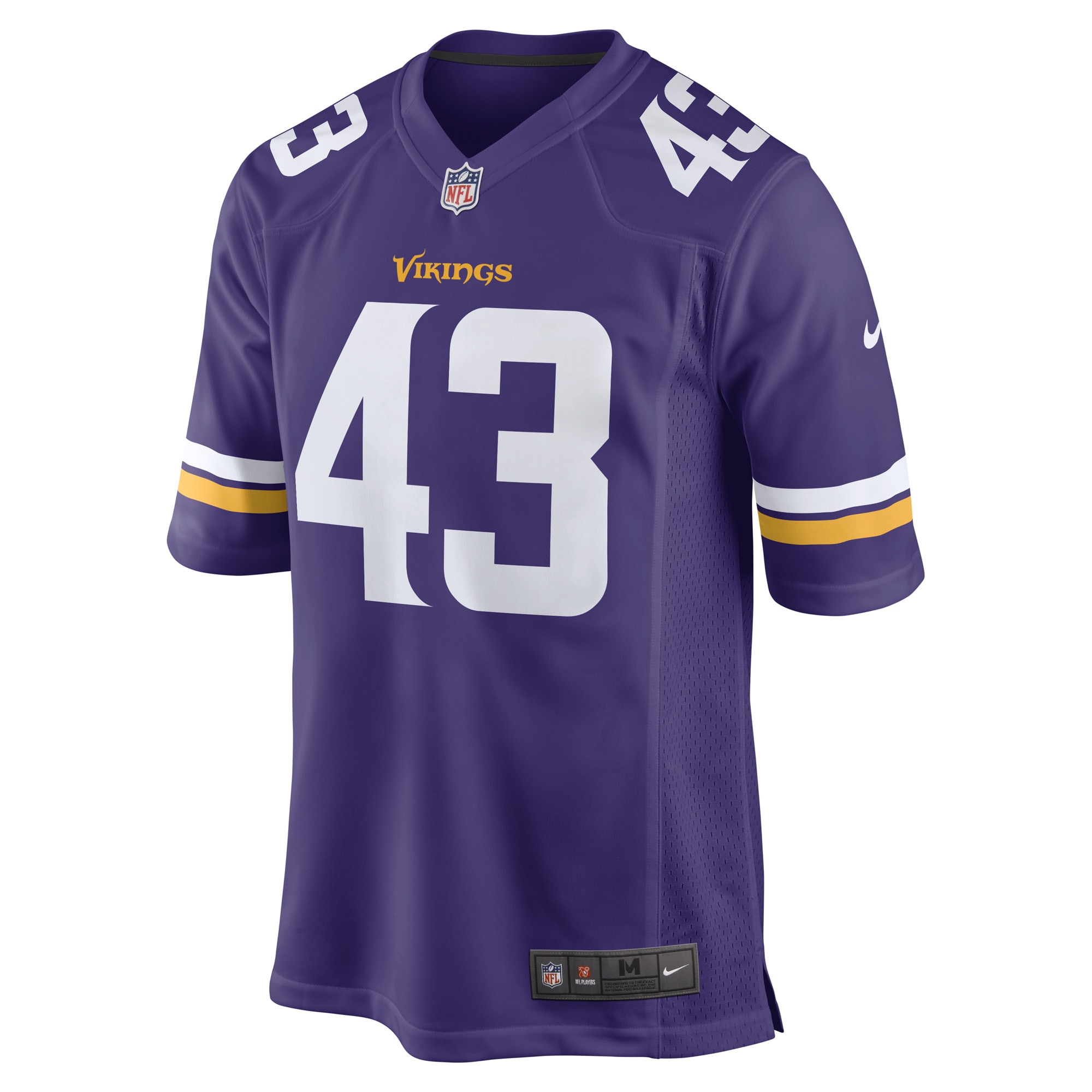 Men's Minnesota Vikings Luiji Vilain Purple Game Player Jersey JS1154 nicesnker - Image 2