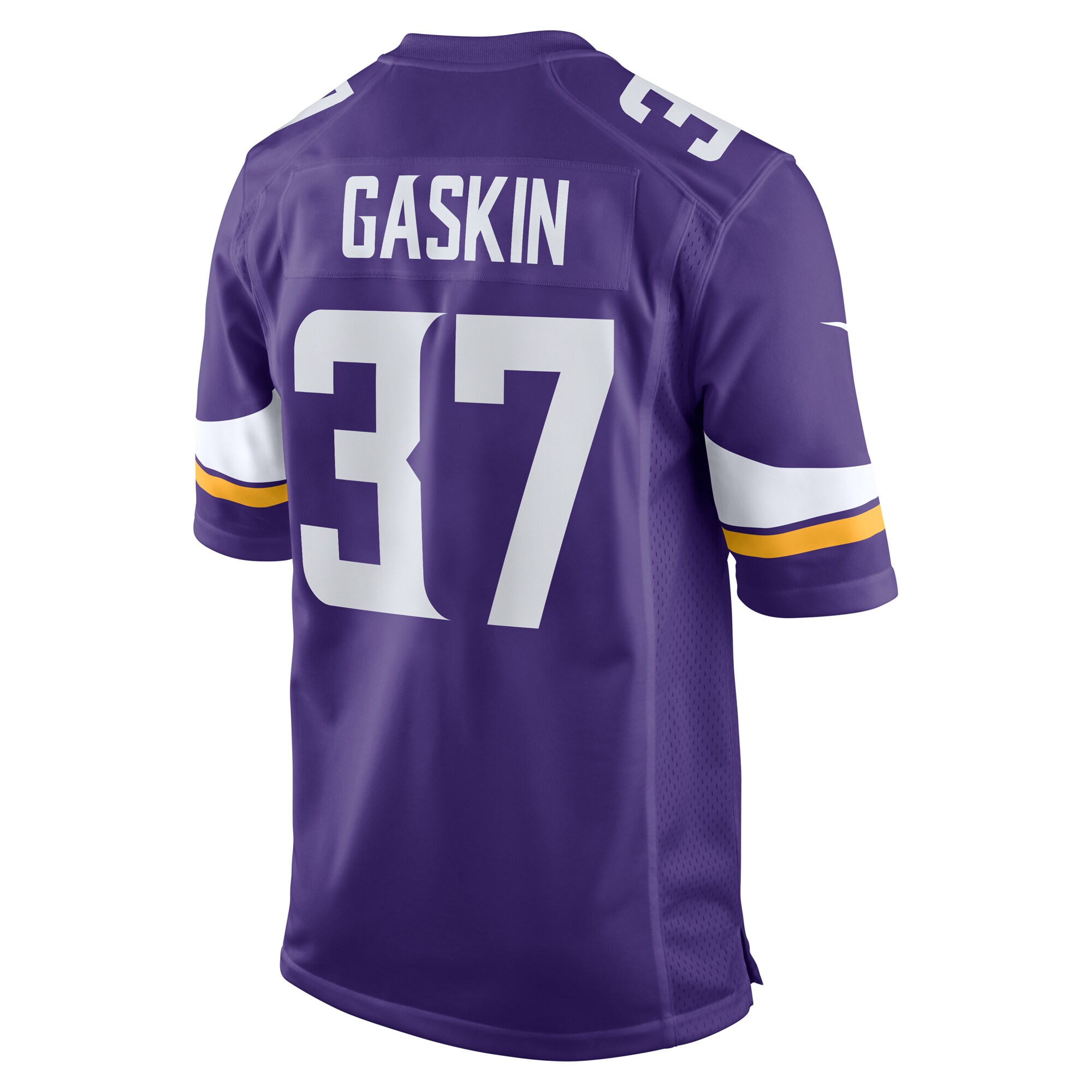 Men's Minnesota Vikings Myles Gaskin Purple Team Game Jersey JS2466 nicesnker - Image 3