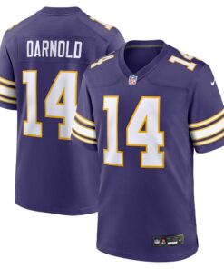 Men's Minnesota Vikings Sam Darnold Purple Alternate Game Jersey JS1791 nicesnker