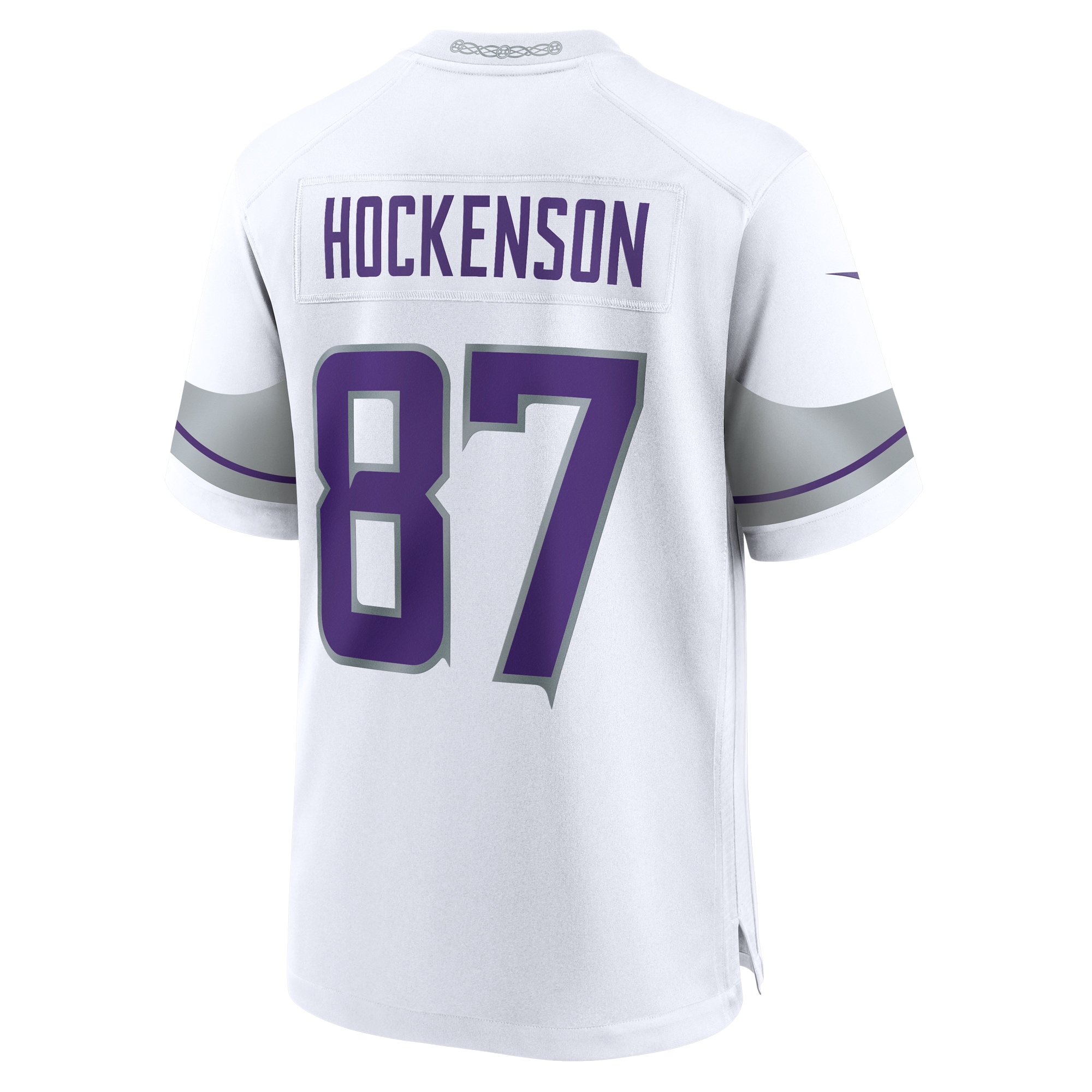 Men's Minnesota Vikings T.J. Hockenson White Alternate Game Player Jersey JS7070 nicesnker - Image 3