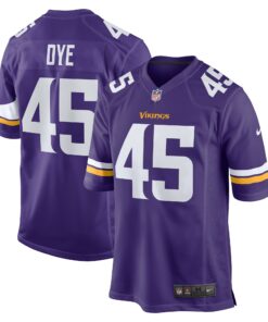 Men's Minnesota Vikings Troy Dye Purple Game Jersey JS9433 nicesnker