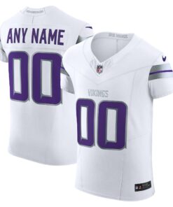 Men's Minnesota Vikings White Vapor F.U.S.E. Elite Custom Jersey JS4180 nicesnker